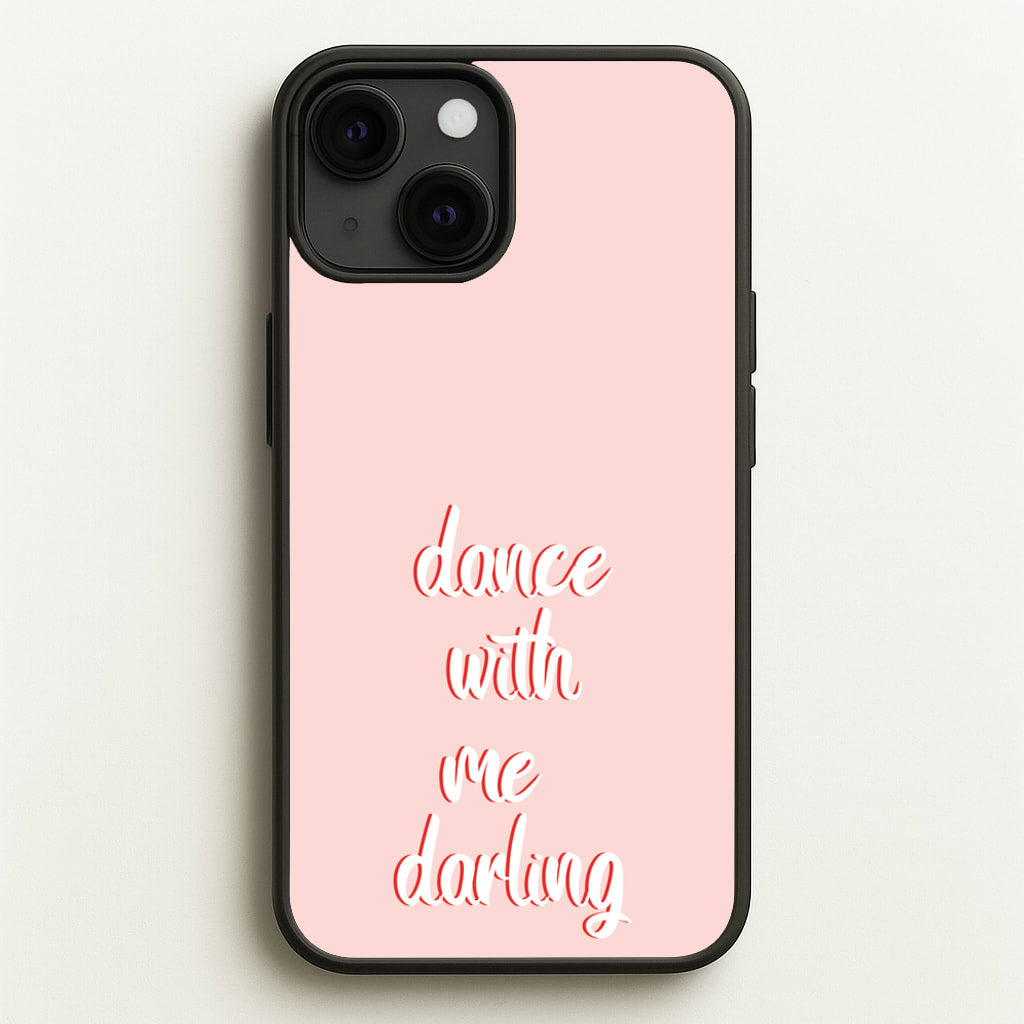 Dance With Me Darling - Fender - Sam Fender Phone Case for iPhone 13