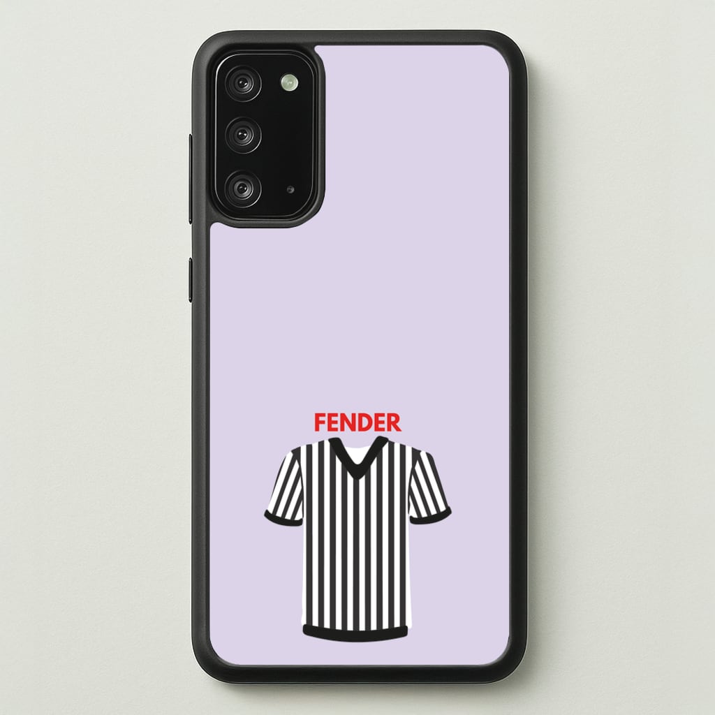 Newcastle - Fender - Sam Fender Phone Case for Galaxy Note 20