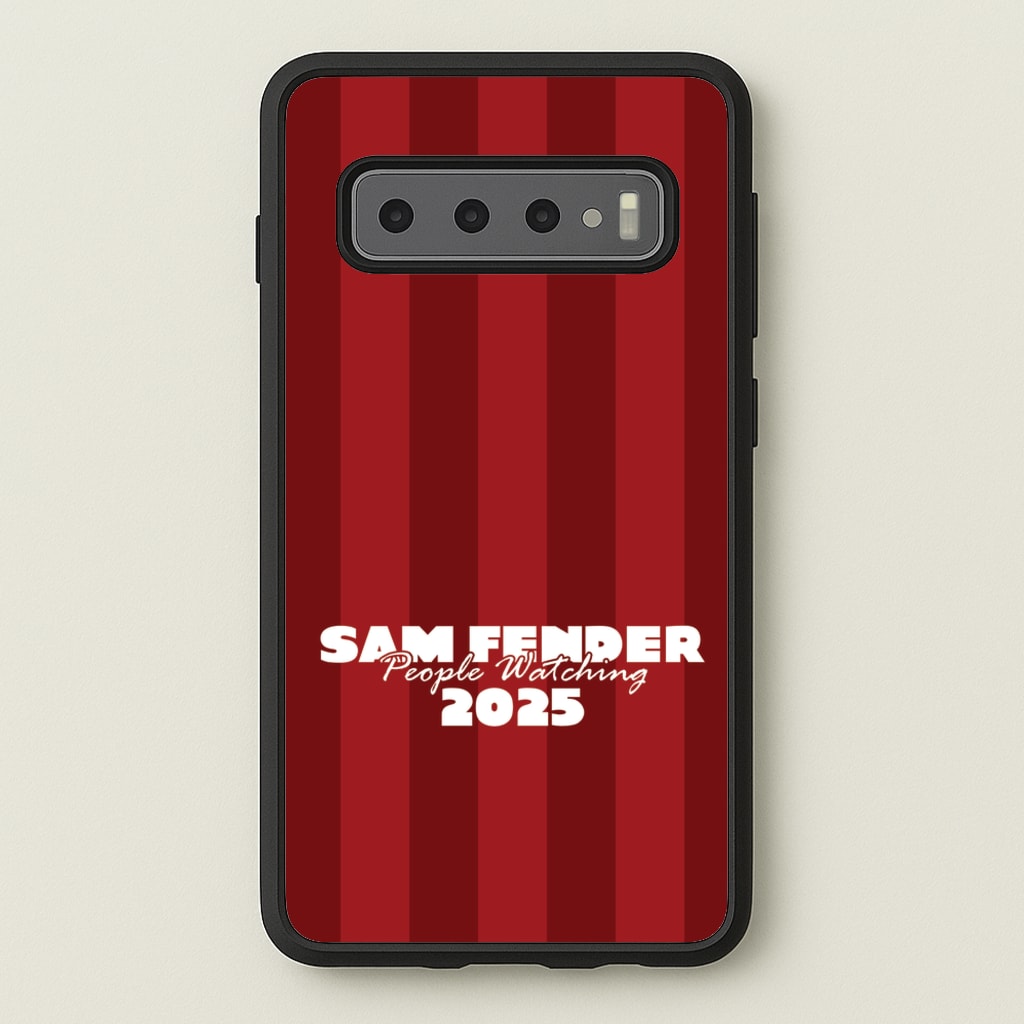 Stripes People Watching 2025 - Sam Fender Phone Case for Galaxy S10