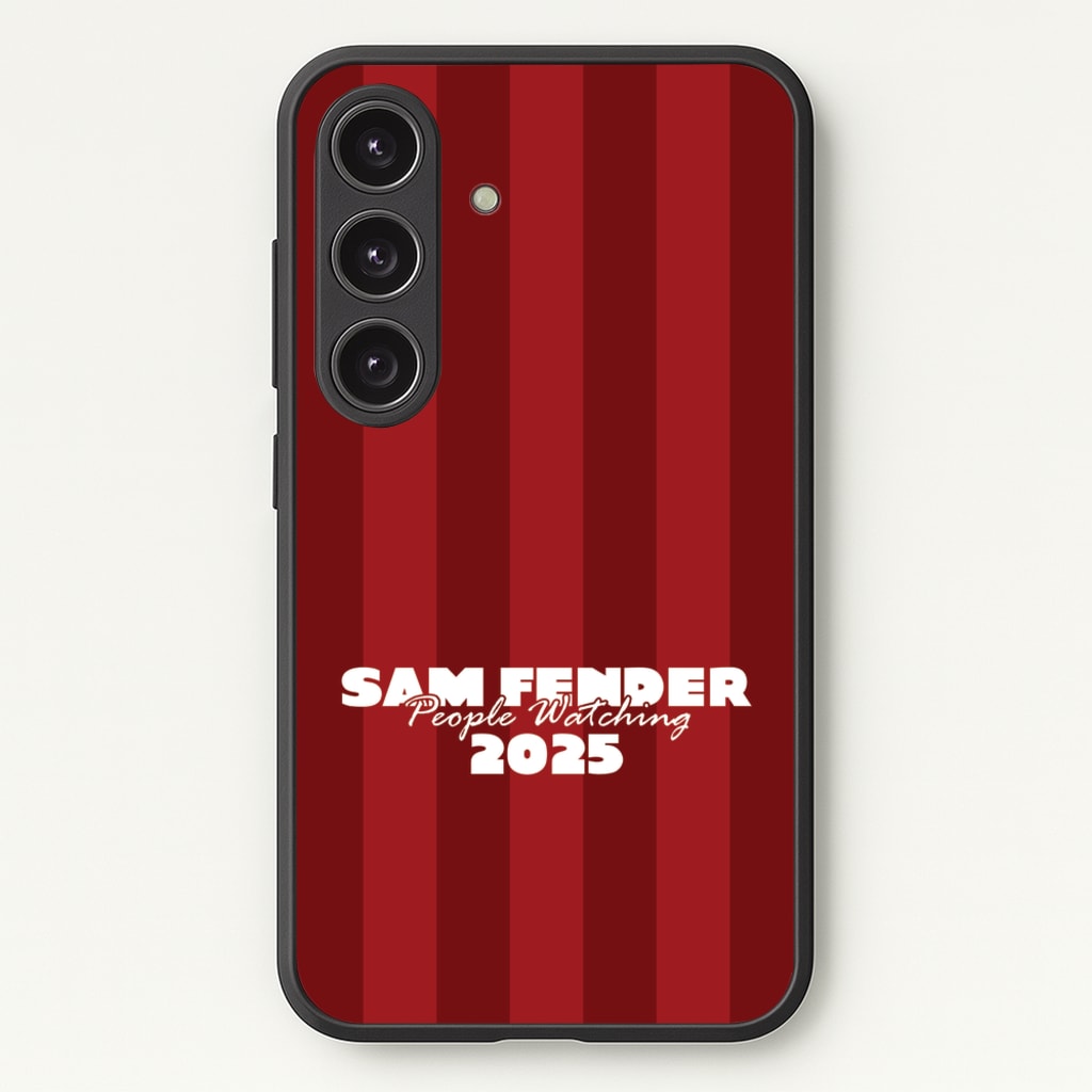 Stripes People Watching 2025 - Sam Fender Phone Case for Galaxy S25