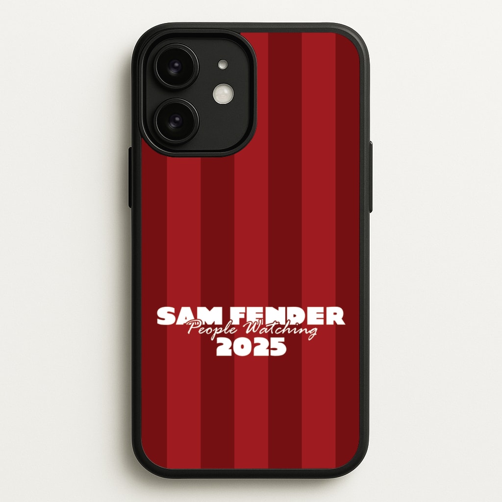 Stripes People Watching 2025 - Sam Fender Phone Case for iPhone 11