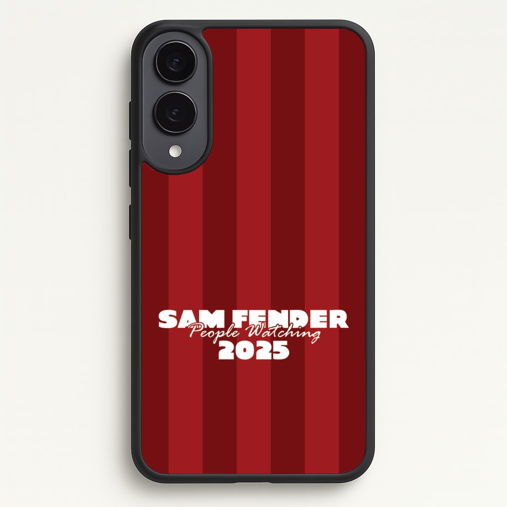 Stripes People Watching 2025 - Sam Fender Phone Case for Galaxy S25 Edge