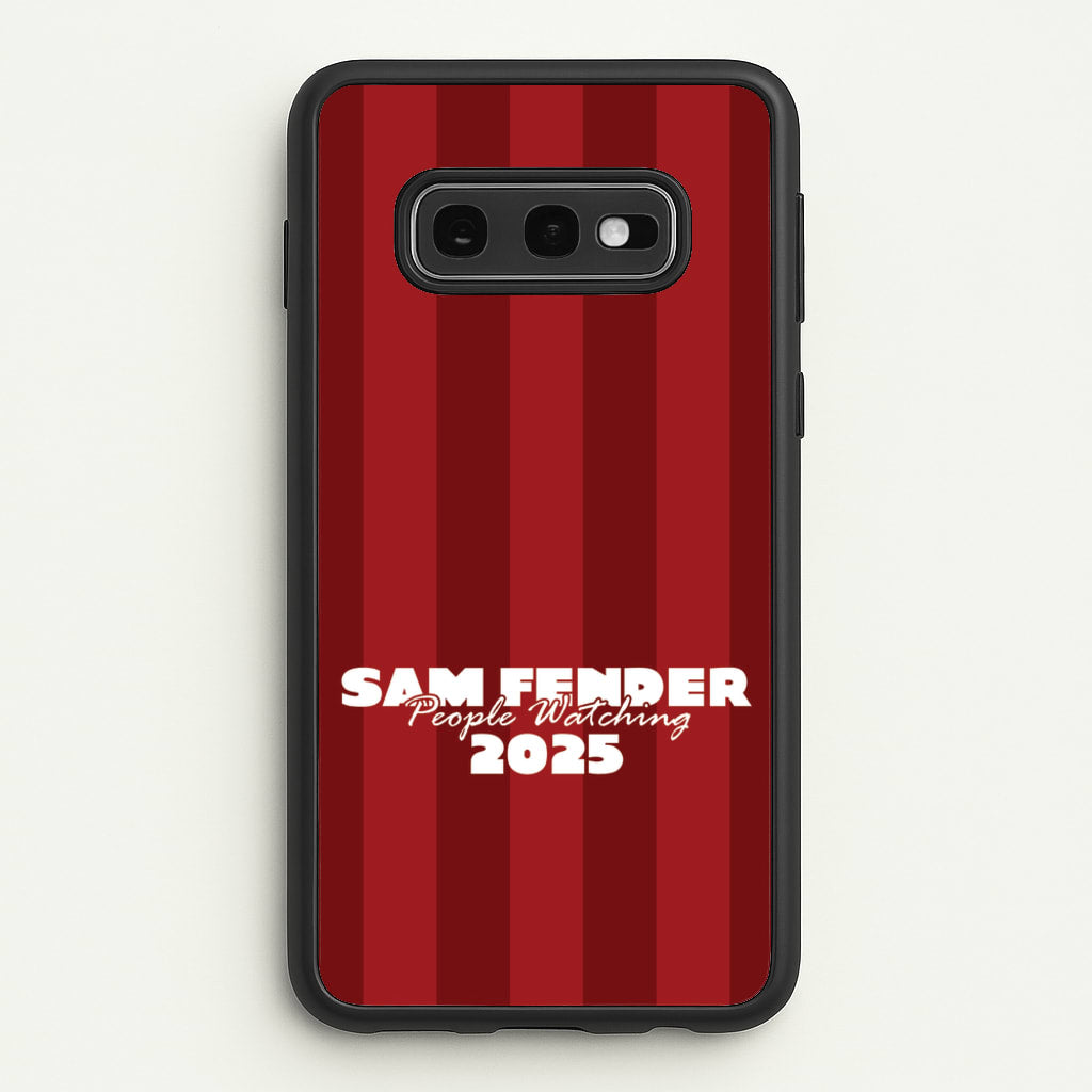 Stripes People Watching 2025 - Sam Fender Phone Case for Galaxy S10e
