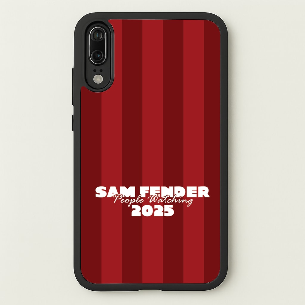 Stripes People Watching 2025 - Sam Fender Phone Case for Huawei P20