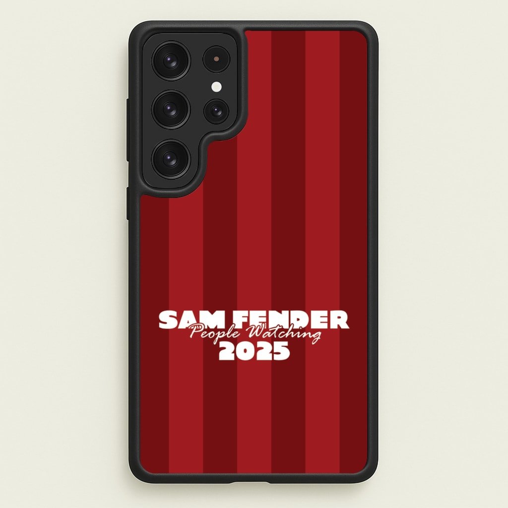 Stripes People Watching 2025 - Sam Fender Phone Case for Galaxy S22 Ultra