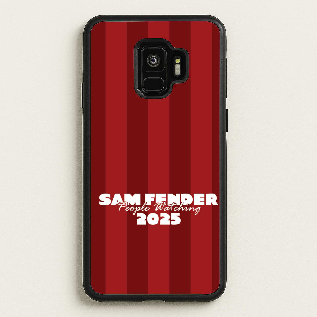 Stripes People Watching 2025 - Sam Fender Phone Case for Galaxy S9