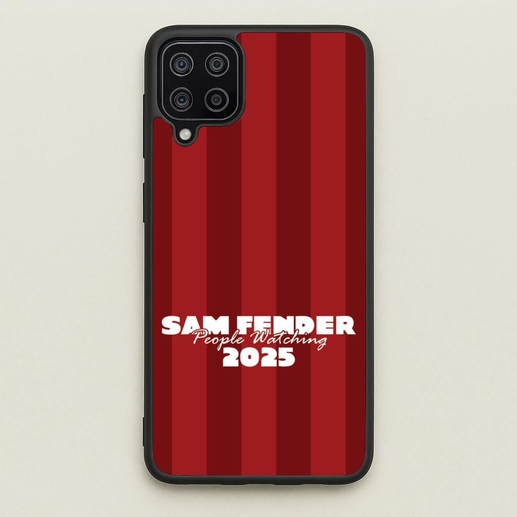 Stripes People Watching 2025 - Sam Fender Phone Case for Galaxy A12