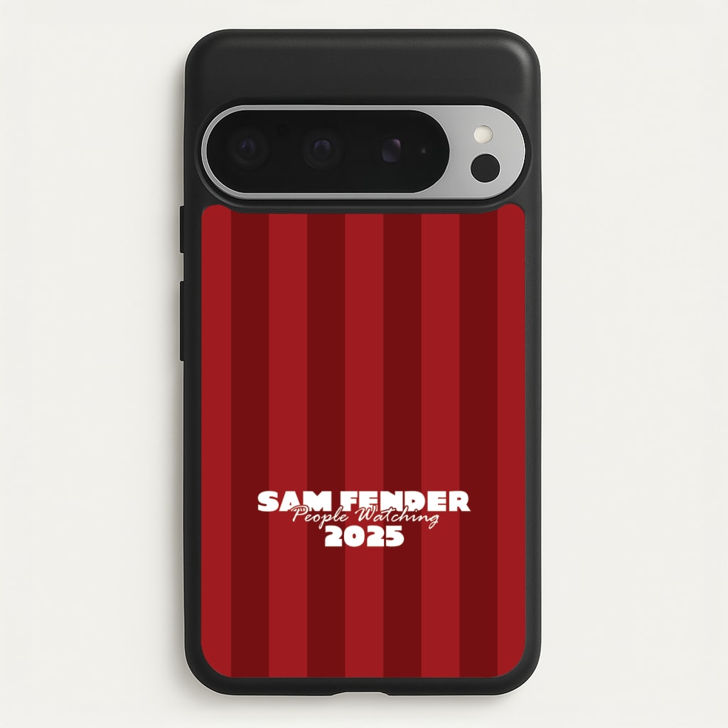 Stripes People Watching 2025 - Sam Fender Phone Case for Google Pixel 9 Pro XL