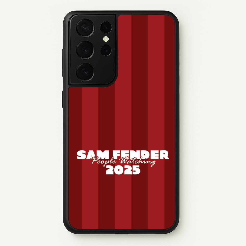 Stripes People Watching 2025 - Sam Fender Phone Case for Galaxy S21 Ultra