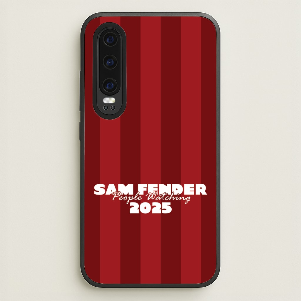 Stripes People Watching 2025 - Sam Fender Phone Case for Huawei P30