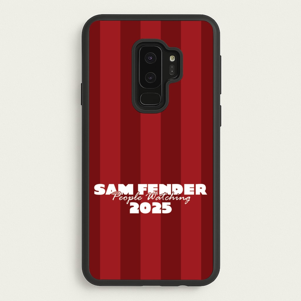 Stripes People Watching 2025 - Sam Fender Phone Case for Galaxy S9 Plus