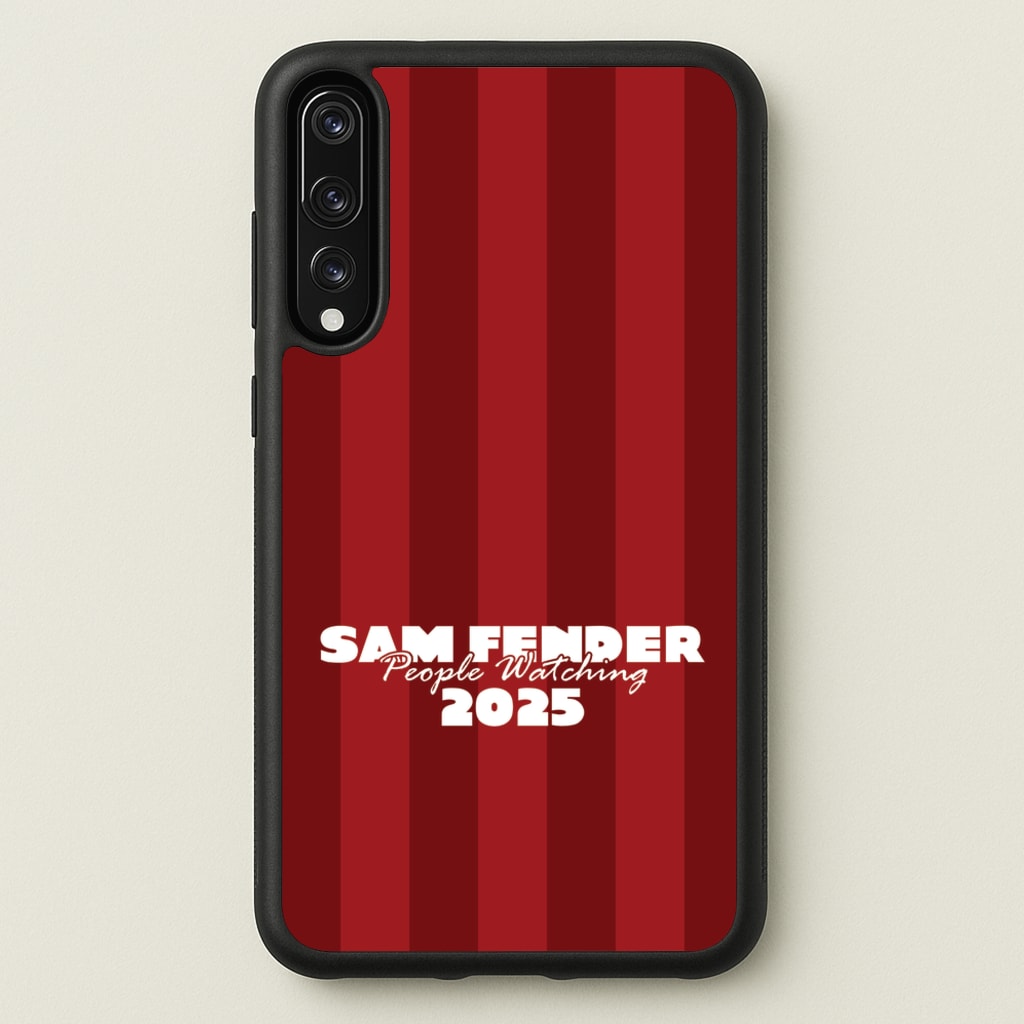 Stripes People Watching 2025 - Sam Fender Phone Case for Huawei P20 Pro