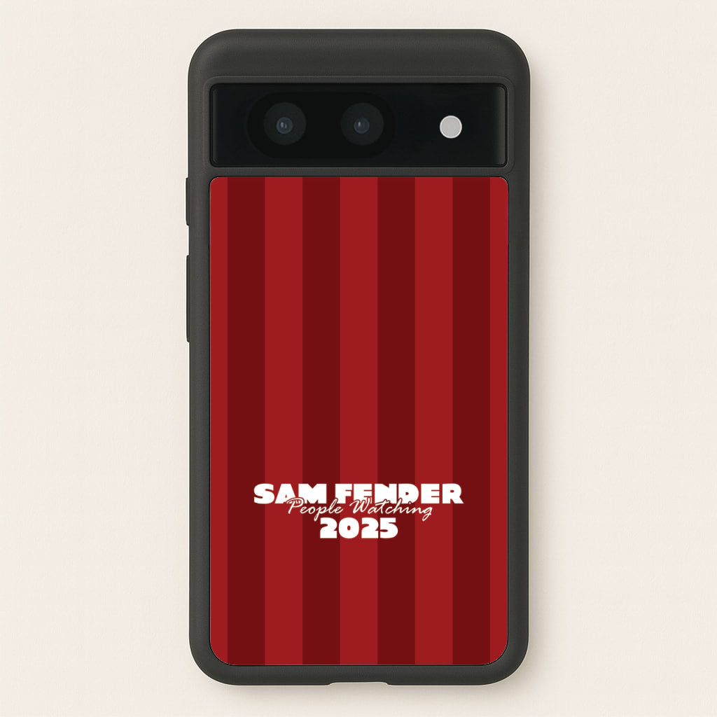 Stripes People Watching 2025 - Sam Fender Phone Case for Google Pixel 8a