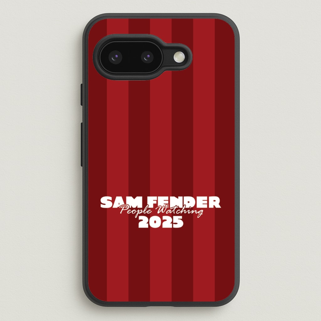 Stripes People Watching 2025 - Sam Fender Phone Case for Google Pixel 9a