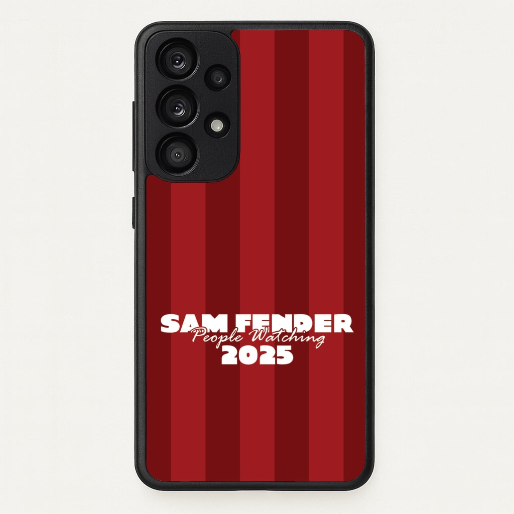 Stripes People Watching 2025 - Sam Fender Phone Case for Galaxy A53