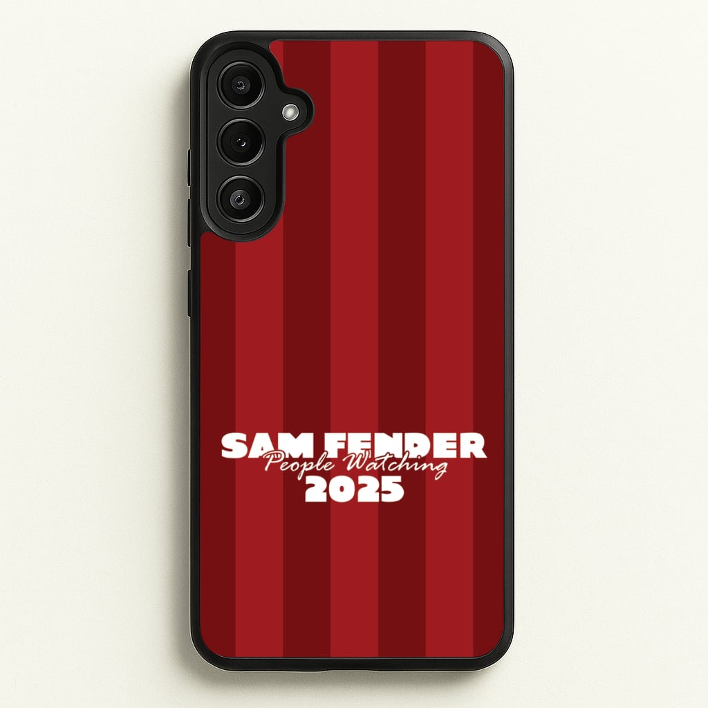 Stripes People Watching 2025 - Sam Fender Phone Case for Galaxy A34
