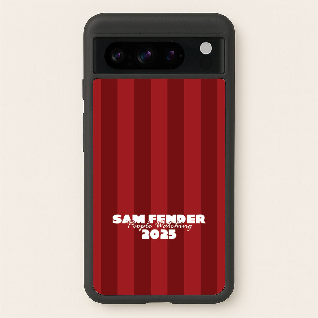 Stripes People Watching 2025 - Sam Fender Phone Case for Google Pixel 8 Pro