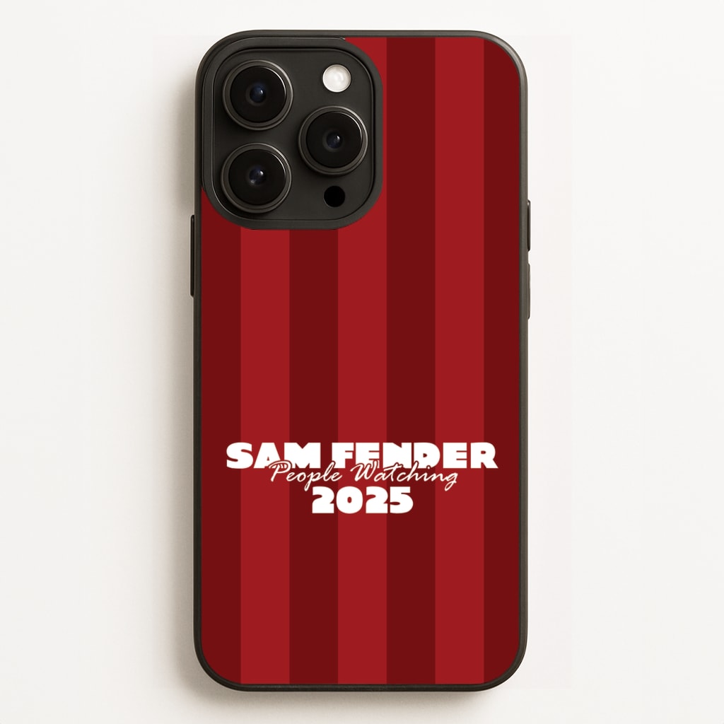 Stripes People Watching 2025 - Sam Fender Phone Case for iPhone 12 Pro Max