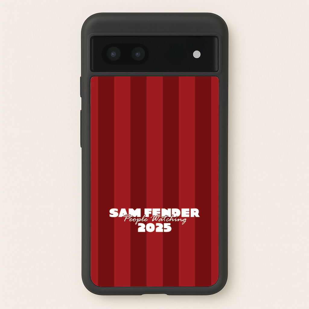Stripes People Watching 2025 - Sam Fender Phone Case for Google Pixel 6a