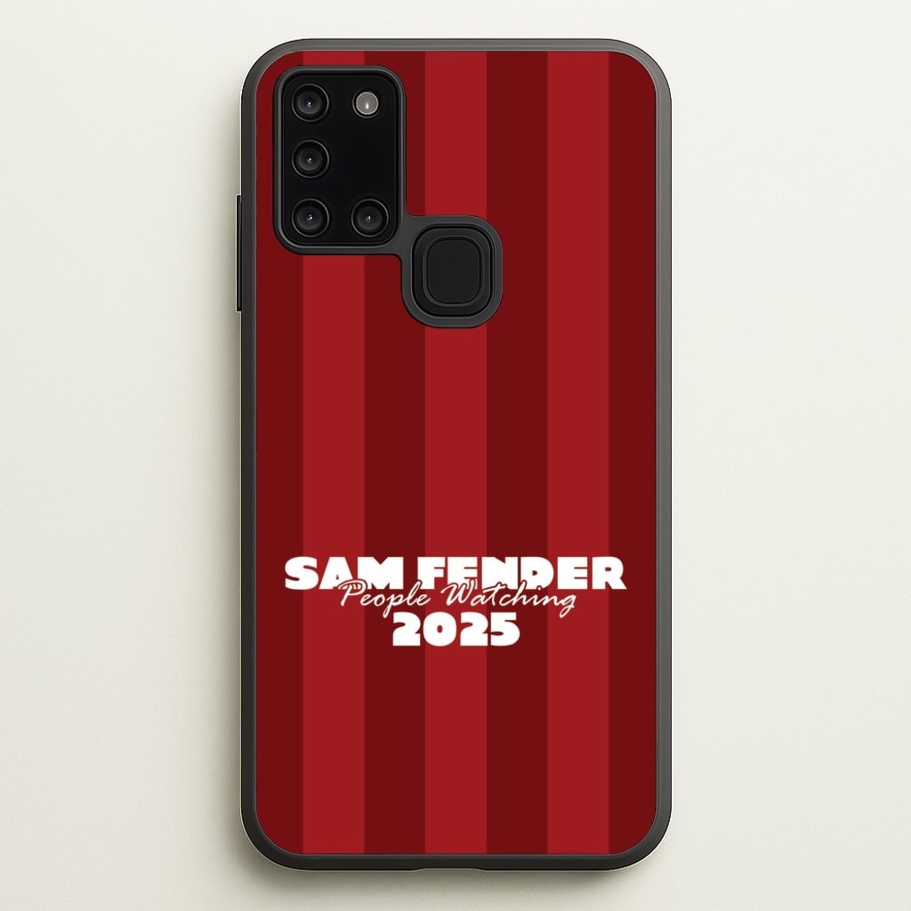 Stripes People Watching 2025 - Sam Fender Phone Case for Galaxy A21s