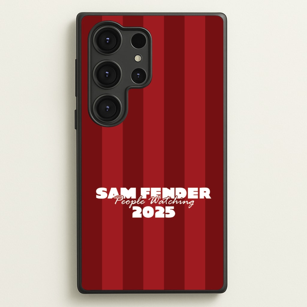 Stripes People Watching 2025 - Sam Fender Phone Case for Galaxy S25 Ultra
