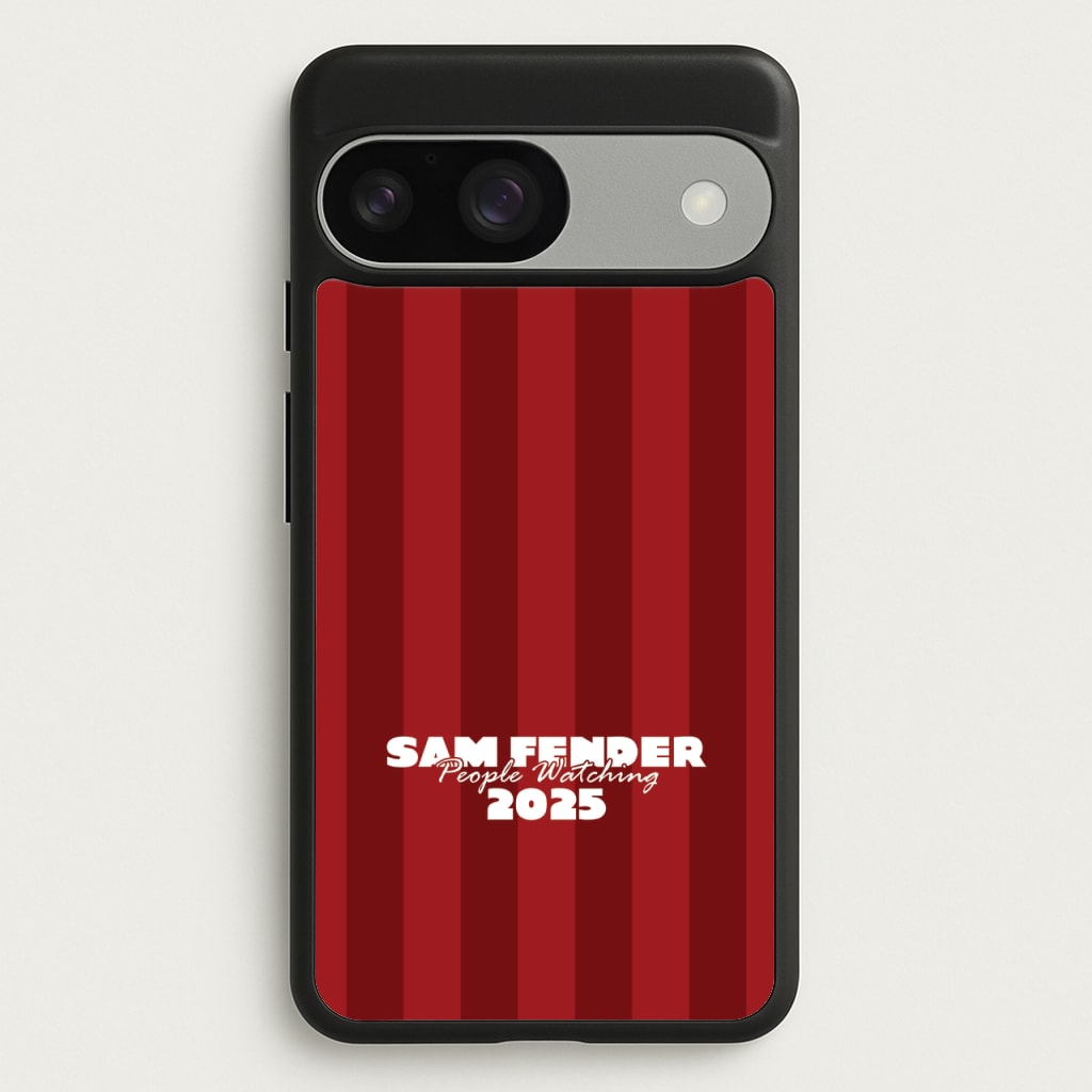 Stripes People Watching 2025 - Sam Fender Phone Case for Google Pixel 9 / 9 Pro