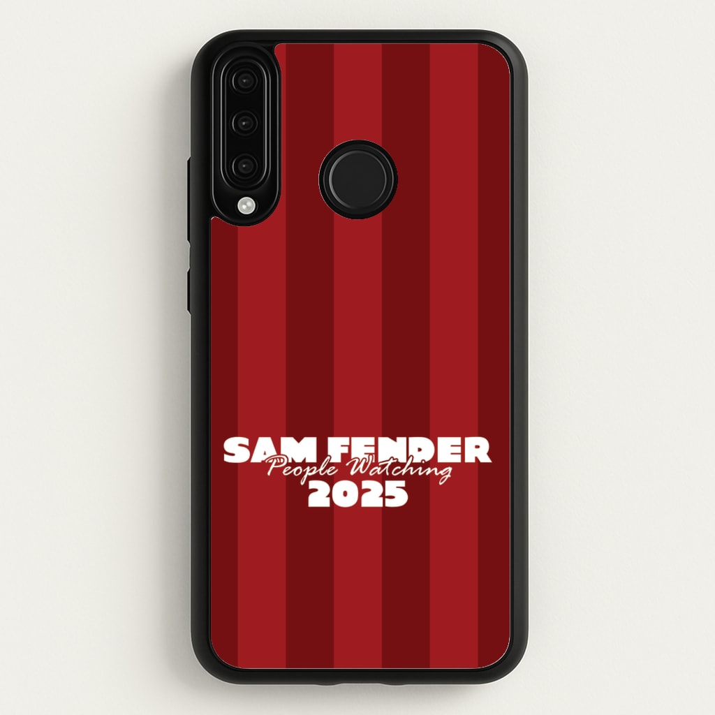 Stripes People Watching 2025 - Sam Fender Phone Case for Huawei P30 Lite