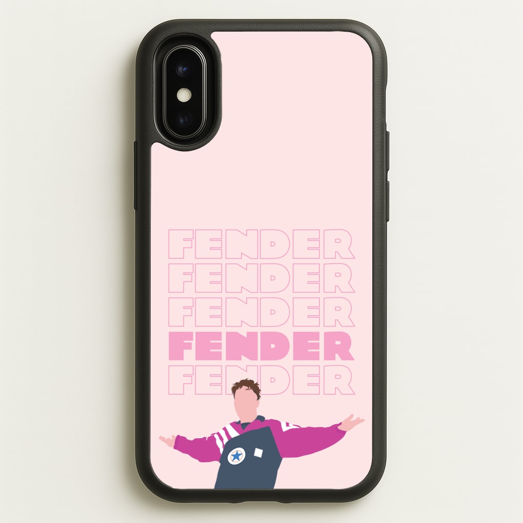 Fender Pink Sports Jersey - Sam Fender Phone Case for iPhone X / XS
