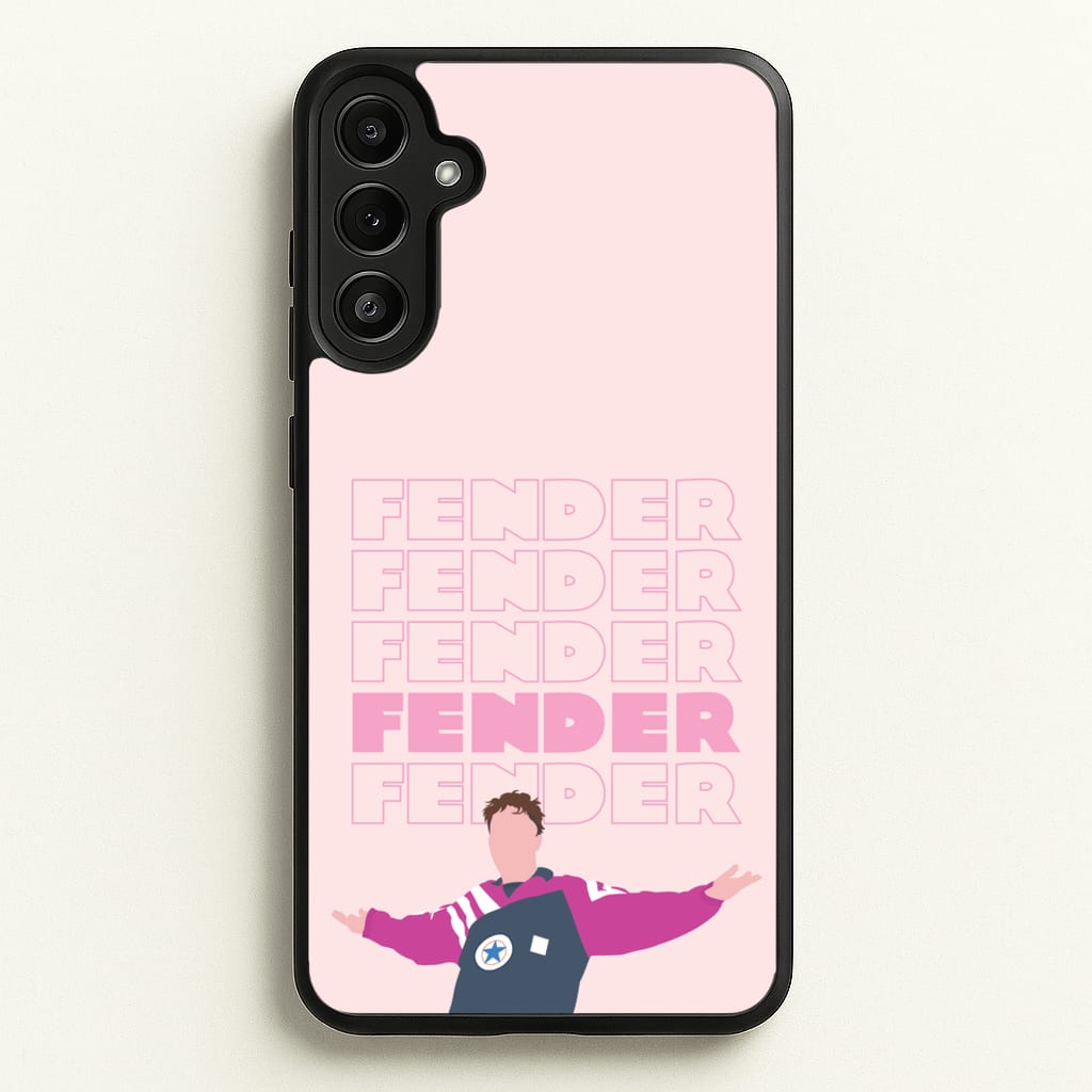 Fender Pink Sports Jersey - Sam Fender Phone Case for Galaxy A34