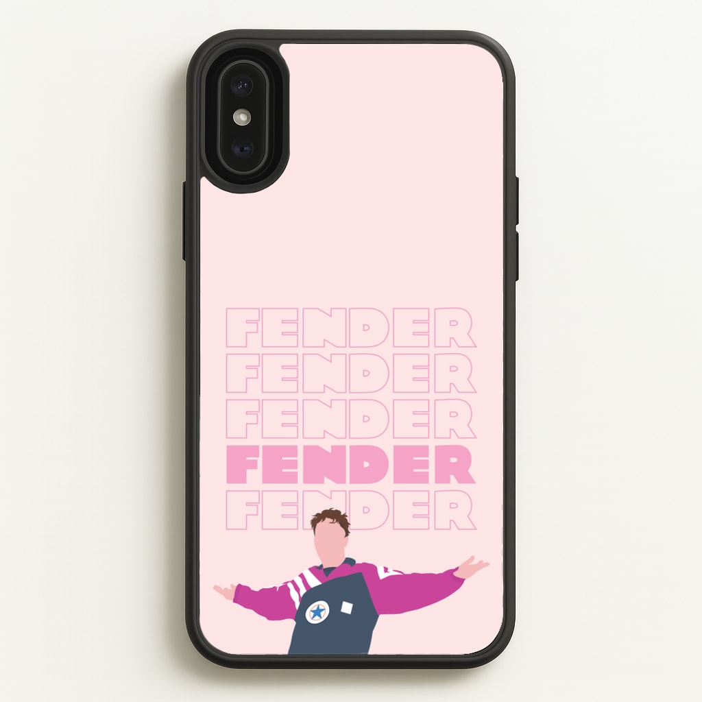 Fender Pink Sports Jersey - Sam Fender Phone Case for iPhone XS Max