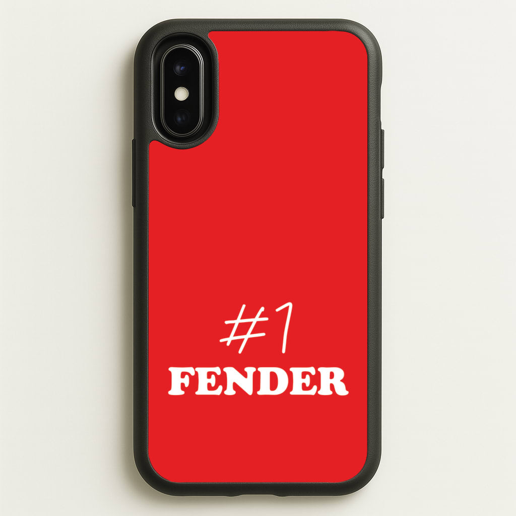 #1 FENDER - Sam Fender Phone Case for iPhone X / XS