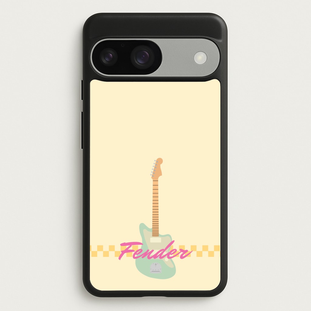 Blue Guitar Fender - Sam Fender Phone Case for Google Pixel 9 / 9 Pro