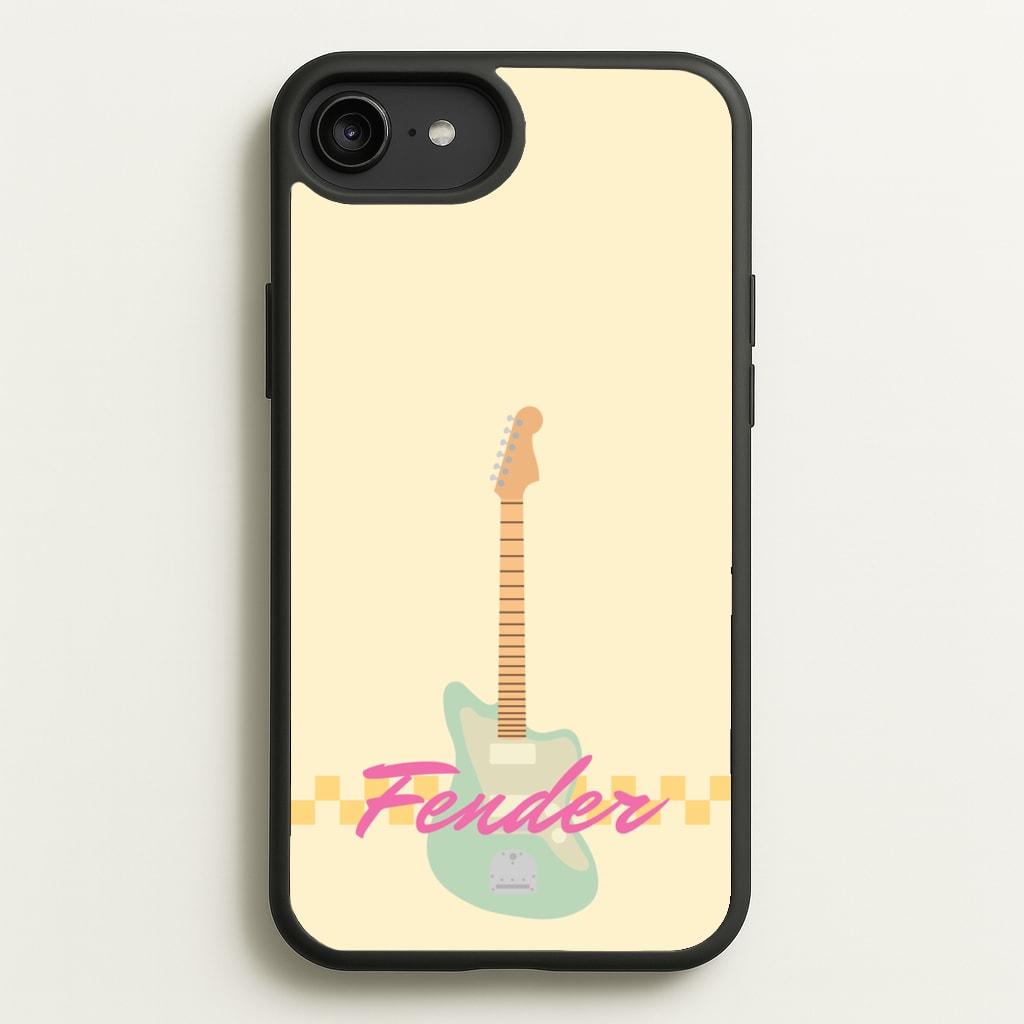 Blue Guitar Fender - Sam Fender Phone Case for iPhone 6 Plus / 7 Plus / 8 Plus
