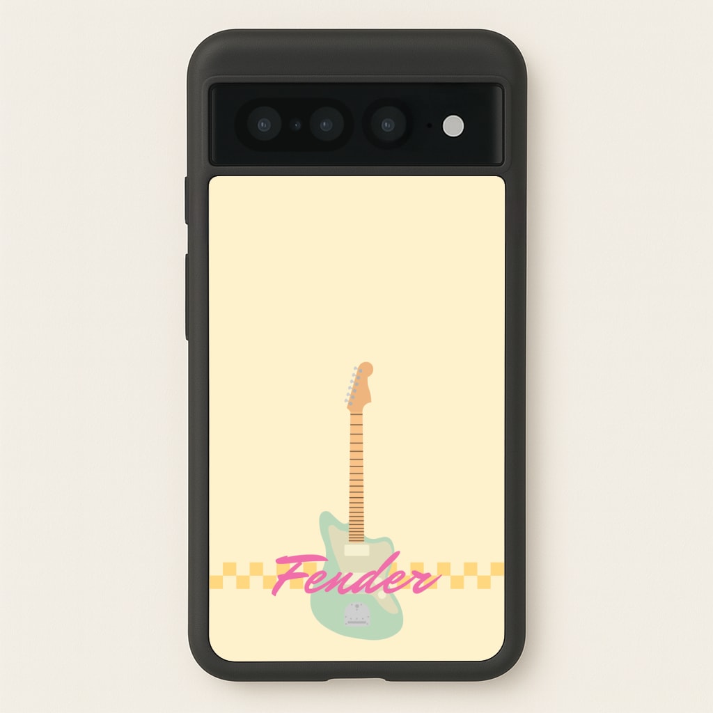 Blue Guitar Fender - Sam Fender Phone Case for Google Pixel 7 Pro
