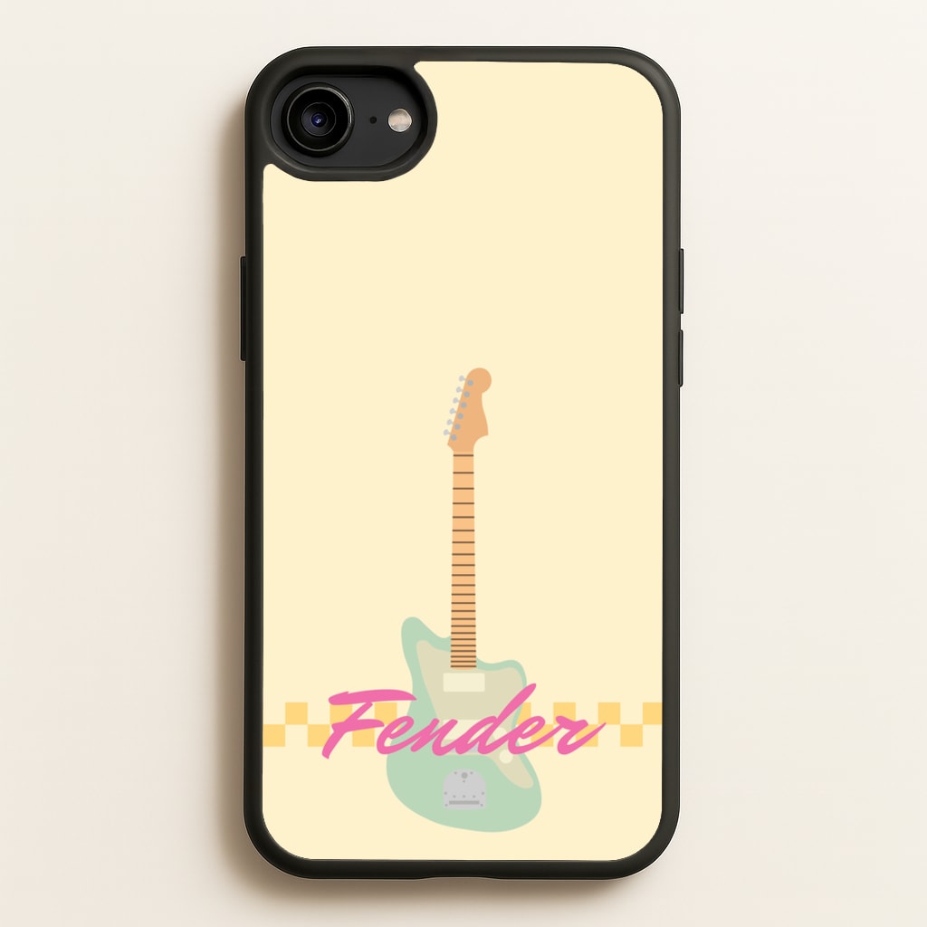 Blue Guitar Fender - Sam Fender Phone Case for iPhone 6 / 7 / 8 / SE