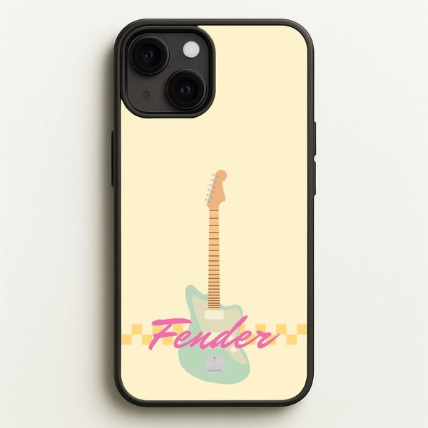 Blue Guitar Fender - Sam Fender Phone Case for iPhone 13 Mini