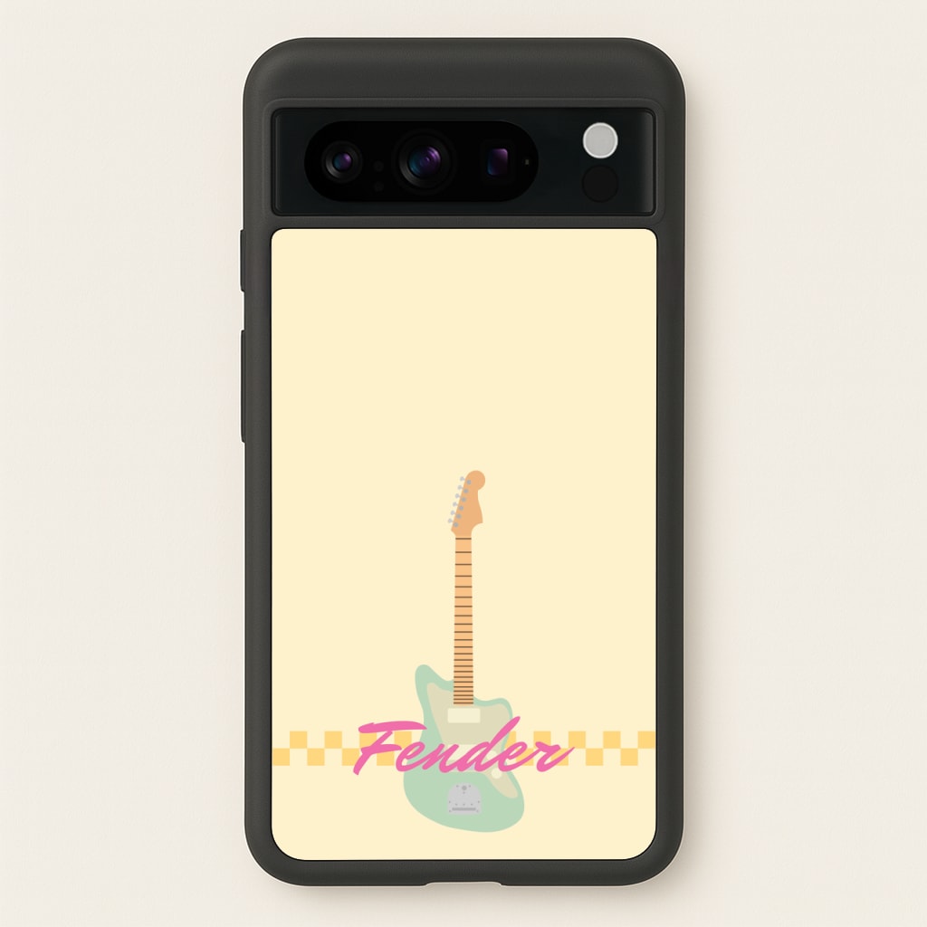 Blue Guitar Fender - Sam Fender Phone Case for Google Pixel 8 Pro