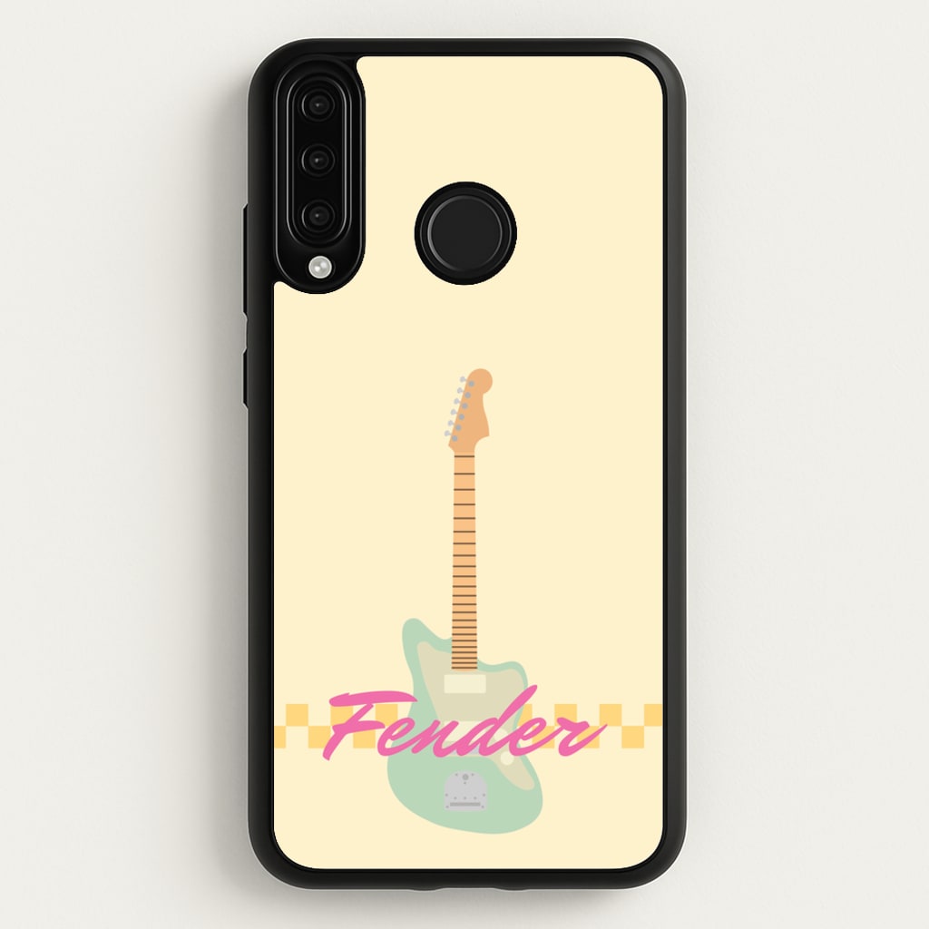 Blue Guitar Fender - Sam Fender Phone Case for Huawei P30 Lite