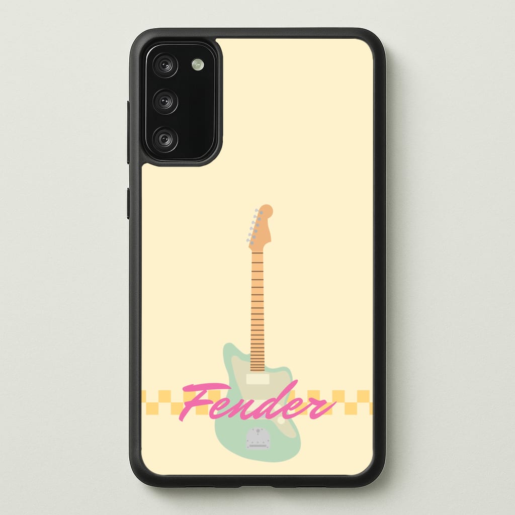 Blue Guitar Fender - Sam Fender Phone Case for Galaxy S20