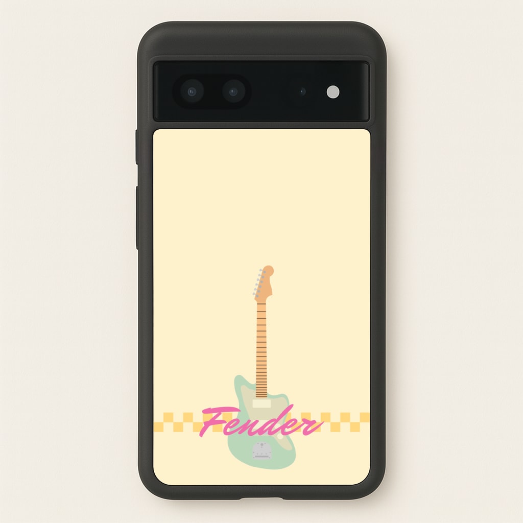 Blue Guitar Fender - Sam Fender Phone Case for Google Pixel 7