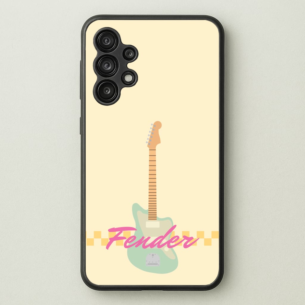 Blue Guitar Fender - Sam Fender Phone Case for Galaxy A13