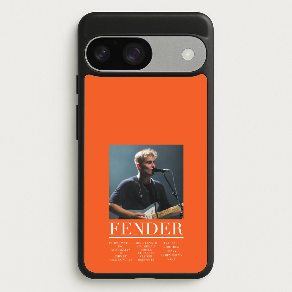 Fender Orange Song List - Sam Fender Phone Case for Google Pixel 9 / 9 Pro