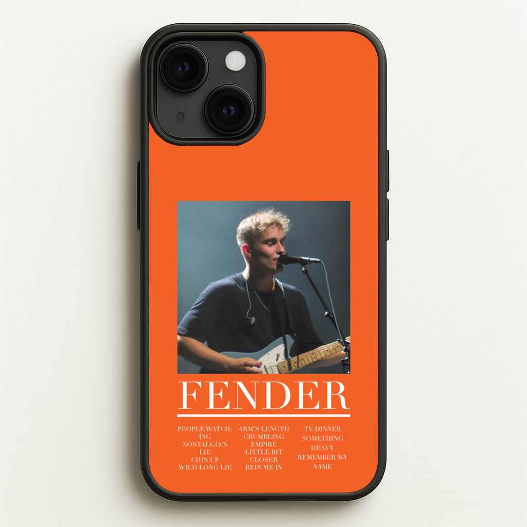 Fender Orange Song List - Sam Fender Phone Case for iPhone 13