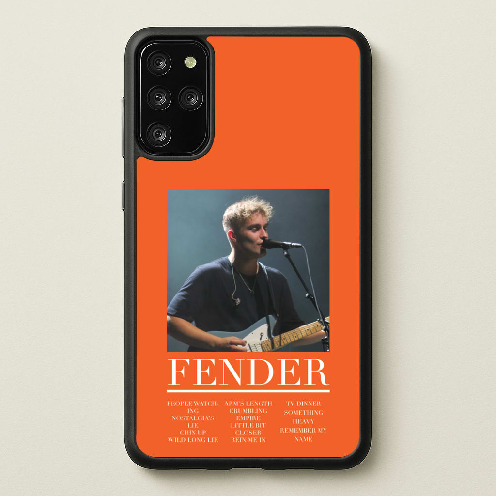 Fender Orange Song List - Sam Fender Phone Case for Galaxy S20 Plus