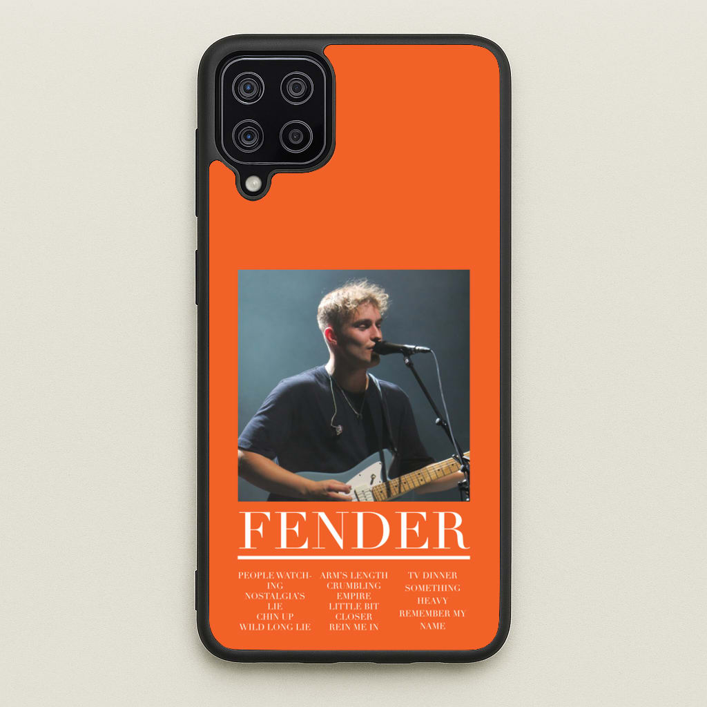 Fender Orange Song List - Sam Fender Phone Case for Galaxy A12