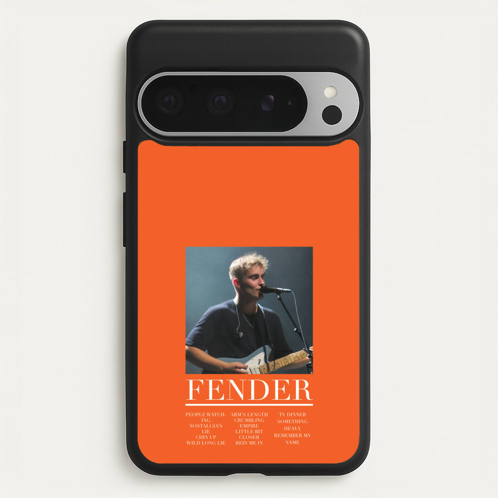 Fender Orange Song List - Sam Fender Phone Case for Google Pixel 9 Pro XL