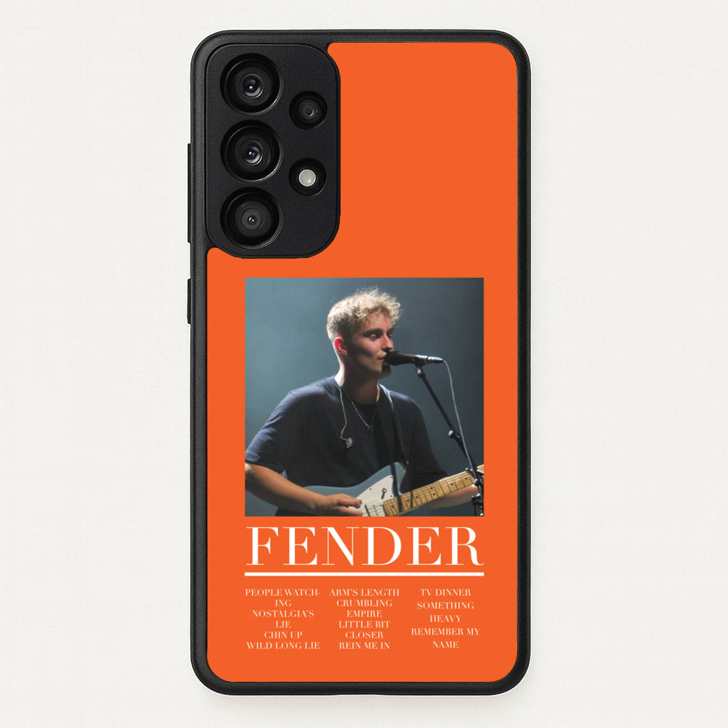 Fender Orange Song List - Sam Fender Phone Case for Galaxy A33