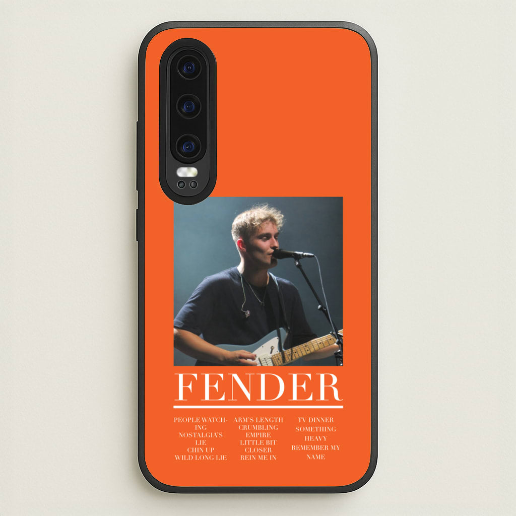 Fender Orange Song List - Sam Fender Phone Case for Huawei P30