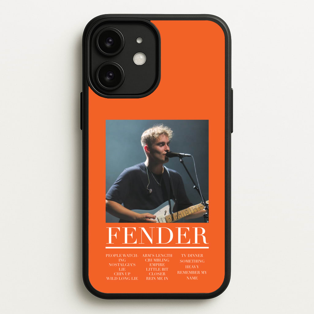Fender Orange Song List - Sam Fender Phone Case for iPhone 11