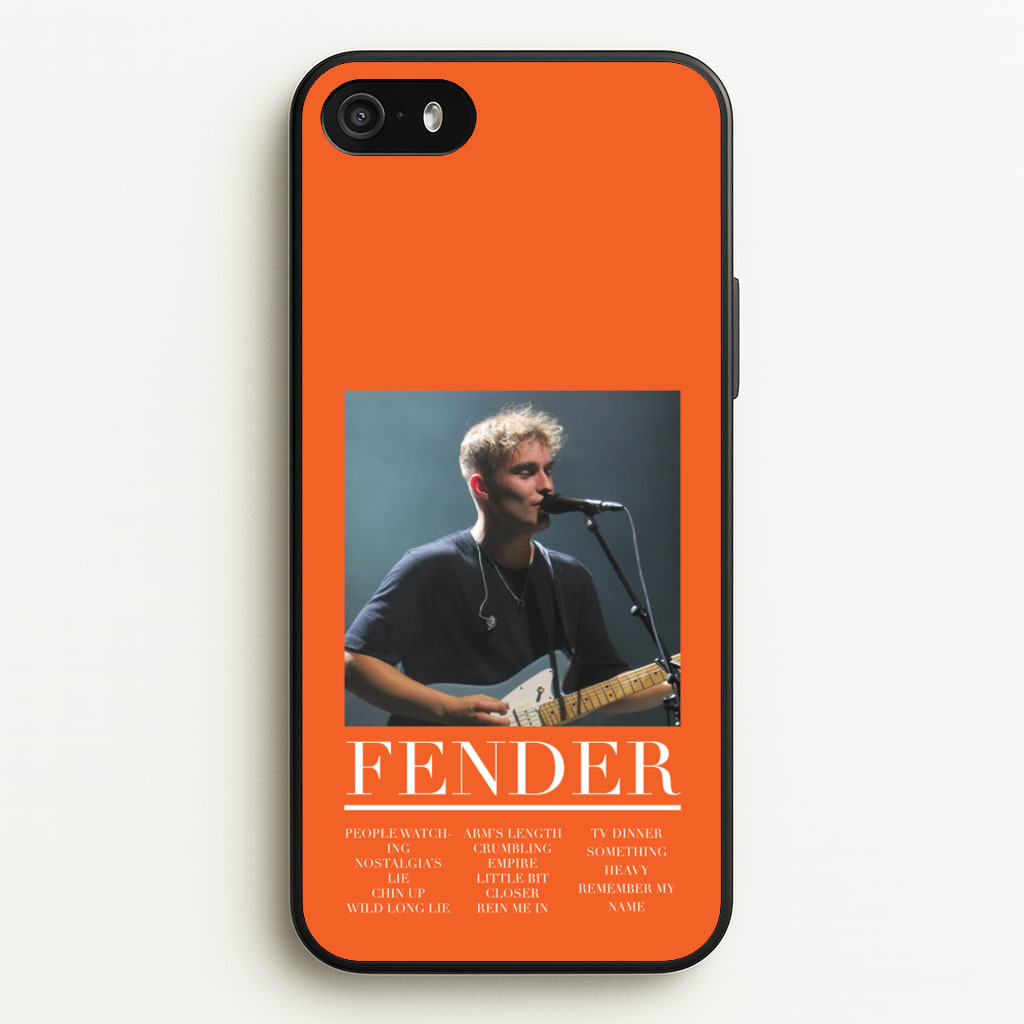 Fender Orange Song List - Sam Fender Phone Case for iPhone 5 / 5s / SE 2016